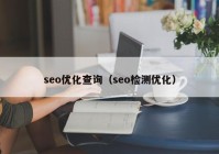 seo优化查询（seo检测优化）